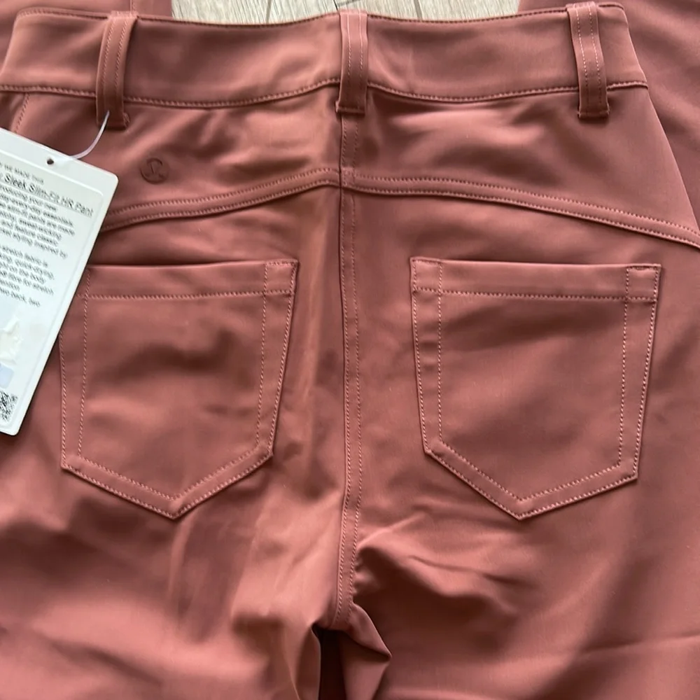 Lululemon NWT City Sleek Slim-Fit 5 Pocket HR Pant, 25, in Ancient Copper - Picture 9 of 13